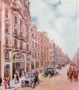 Kontorer og utstillingslokaler til Daimler Company i Pall Mall av English School