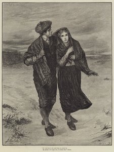 Åh! var du i kaulden, der borte (gravering) av English School