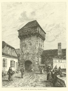 Gamle porten til Kolozsvar, Transylvania av English School