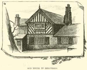 Gammelt hus i Sheffield av English School