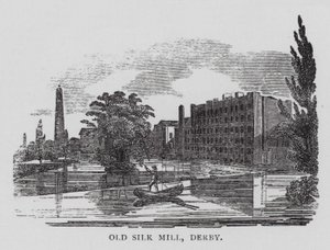 Old Silk Mill, Derby (gravering) av English School