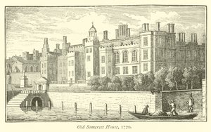 Old Somerset House, 1720 av English School
