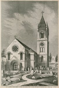 Old St Pancras Church, London, nylig restaurert og utvidet av English School