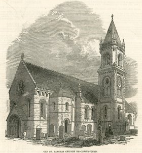 Old St Pancras Church, London, rekonstruert av English School
