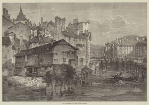Gamle garverier på Rhone, Genève (gravering) av English School