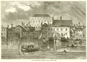 Old Whitehall Palace fra elven av English School