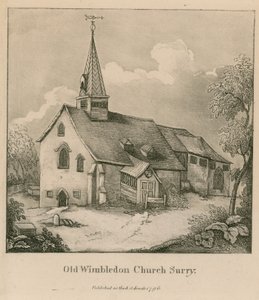 Old Wimbledon Church i Surrey av English School