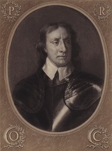 Oliver Cromwell (Lithografie) von English School