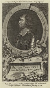 Oliver Cromwell, Lord Protector av England av English School