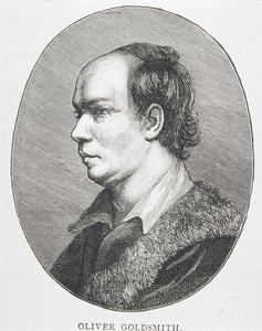 Oliver Goldsmith (1730-74) (gravering) (se også 105778) av English School
