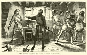 Oliver Icingla arrestert etter ordre fra Hugh de Moreville av English School