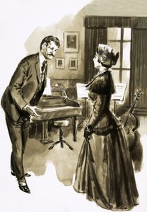 En av Edward Elgars elever var attraktive Caroline Alice Roberts av English School