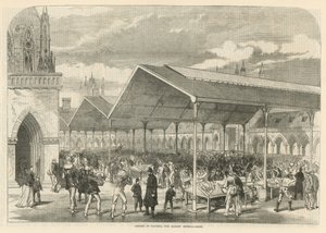 Åpning av Columbia Fish Market i Bethnal Green av English School