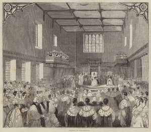 Eröffnung des Parlaments von English School