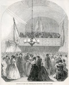 Åpning av Cork Temperance Institute, 1845 av English School