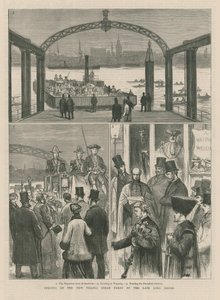 Åpning av den nye Thames dampfergen av English School