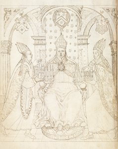 Motsatt tittelside av Life of William of Wykeham av Thomas Martin, London 1597
