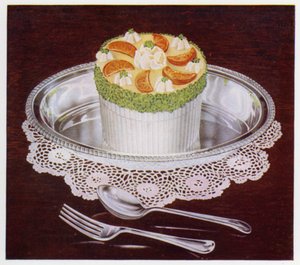 Oransje sufflé (farge litho) av English School