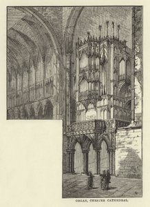 Orgel, Chester Cathedral av English School