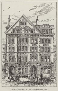 Oriel House, Farringdon-Street (gravering) av English School