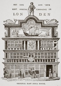 Originalt East India House av English School