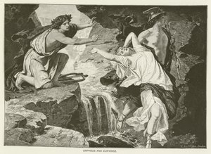 Orfeus og Eurydike (gravering) av English School