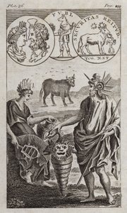 Osiris, Apis, Serapis (gravering) av English School
