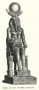Osiris, et idol for egypterne (gravering) av English School