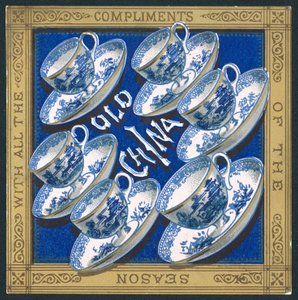 Old China, julekort av English School