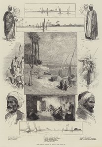 Vår spesielle kunstner i Egypt (gravering) av English School