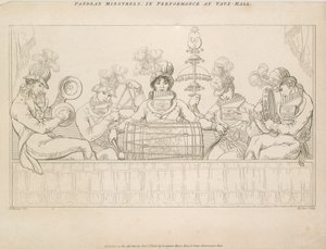Padean Minstrels i opptreden i Vauxhall Gardens, London av English School
