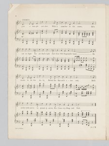Side 4 av et partitur for sangen Just a Soldier av English School