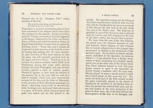 Side fra Football: Our Winter Game, av Charles W. Alcock, 1874 (se også 315143-4) av English School