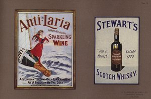 Seite aus Jordans Emaille-Schildern von English School