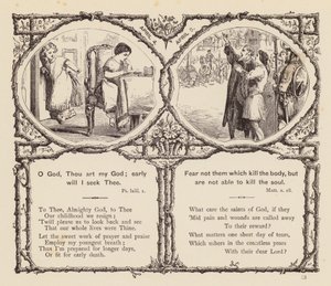 Seite aus dem Kinder-Tagesbrot von English School