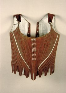 Par stag, ca. 1775 (lin og hvalbein) av English School