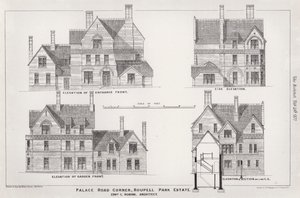 Palace Road Corner, Roupell Park Estate (gravering) av English School