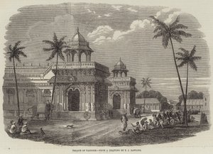 Palace of Tanjore (gravering) av English School