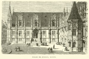 Tinghuset, Rouen, desember 1870 av English School