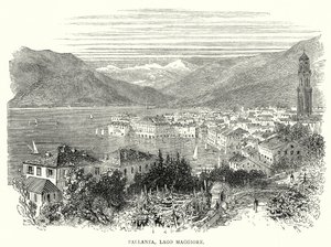 Pallanza, Lago Maggiore (gravering) av English School
