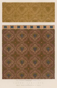 Paper Hangings av Mrs Scott, Cuthbertson og Co, London av English School