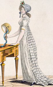 Paris Dress, fra Ladys Magazine, 1802 av English School