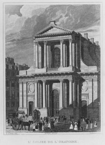Paris, Oratoriets kirke (gravering) av English School