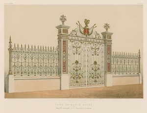 Park Entrance Gates av Kennard og Co, Falkirk og London av English School