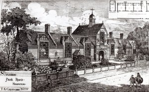 Park Road, Hampstead, aus The Building News, 3. September 1880