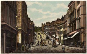 Park Street, Bristol (farge litho) av English School
