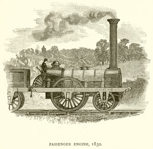 Passasjermotor, 1830 av English School