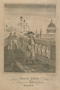 Patch Price i forkledning på Blackfriars Bridge av English School