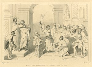 Paulus og Barnabas i Lystra, Apostlenes gjerninger XIV, 8-18 av English School