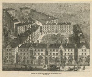 Peabody Square modellboliger av English School